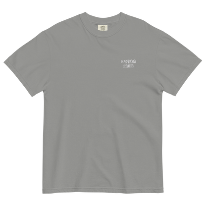 grey beantana t-shirt with embroidery from the front