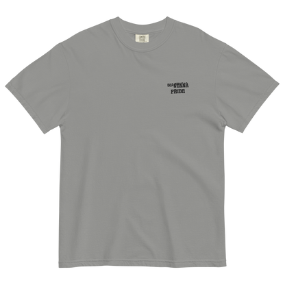 grey beantana t-shirt with embroidery from the front