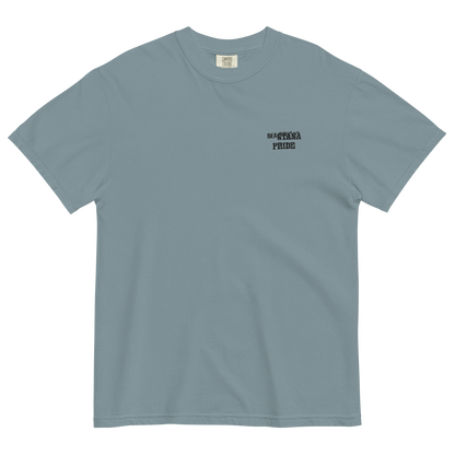 ice-blue beantana t-shirt with embroidery from the front